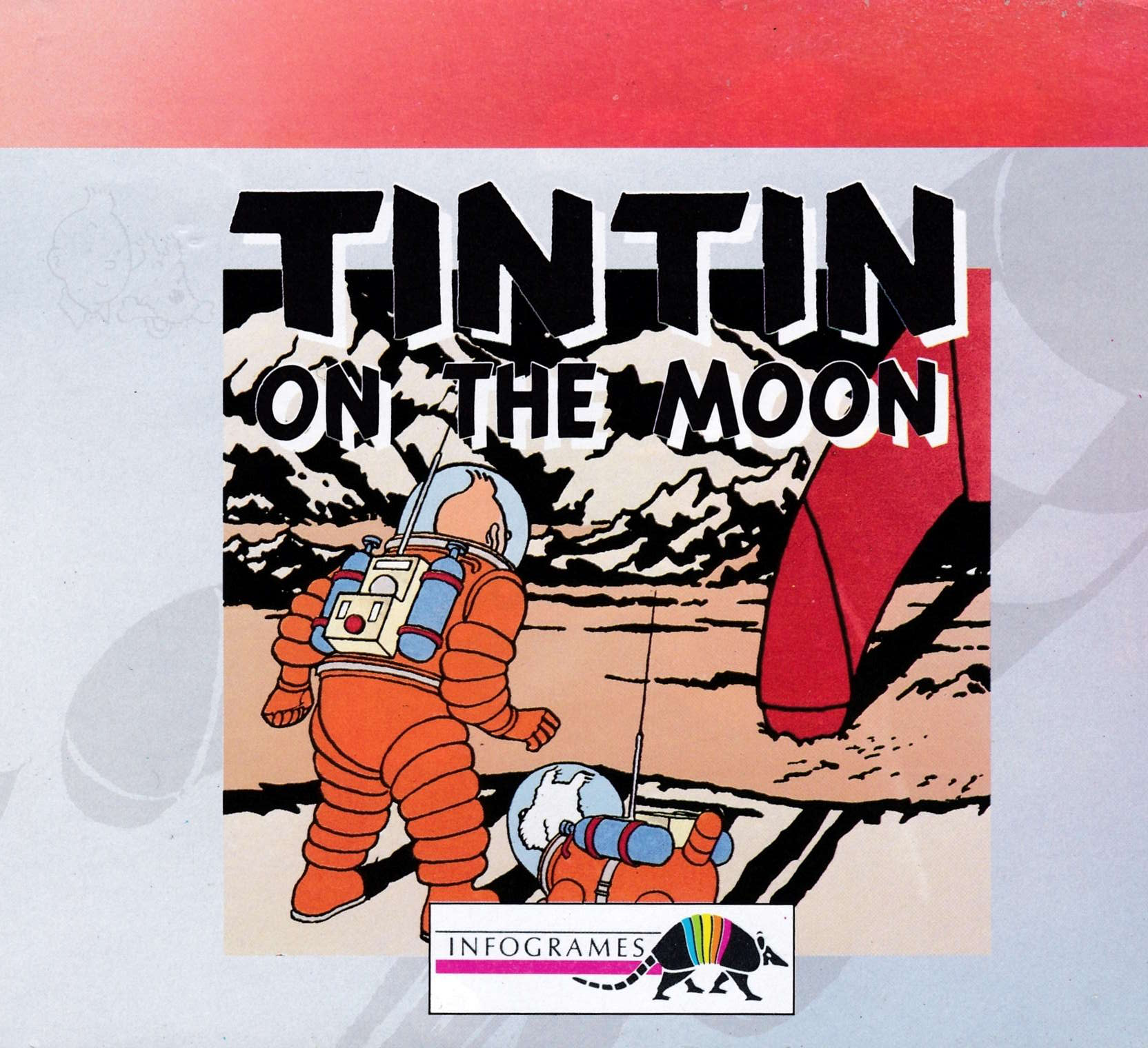 screenshot of the Amstrad CPC game Tintin on the Moon [CPC+] by GameBase CPC