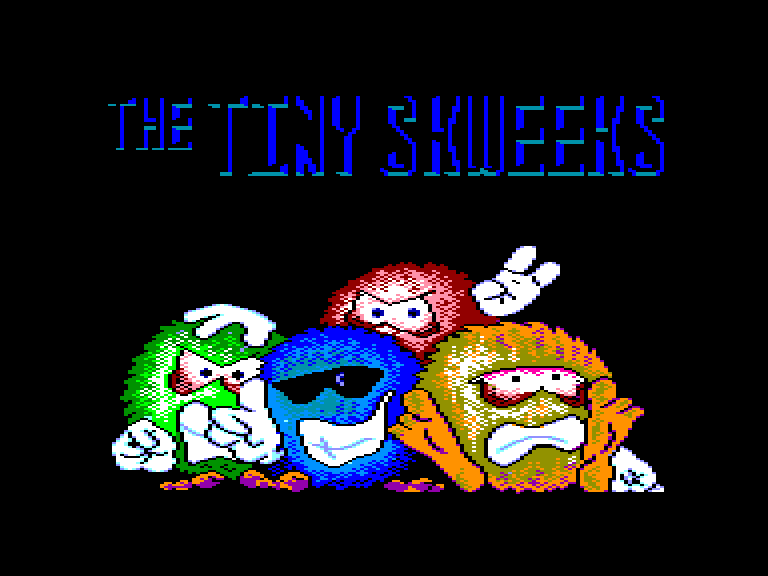 screenshot of the Amstrad CPC game Tiny Skweeks (the) by GameBase CPC