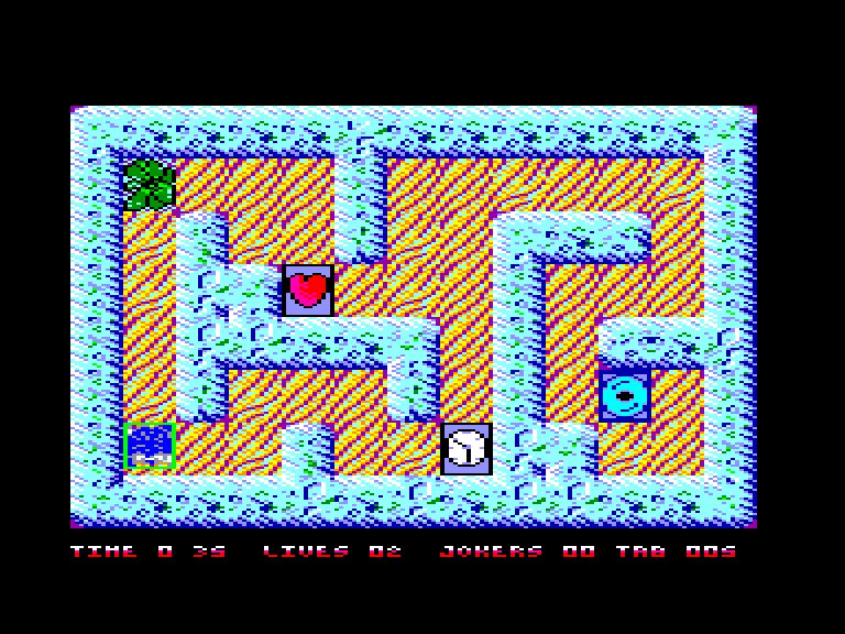 screenshot of the Amstrad CPC game Tiny Skweeks (the) by GameBase CPC