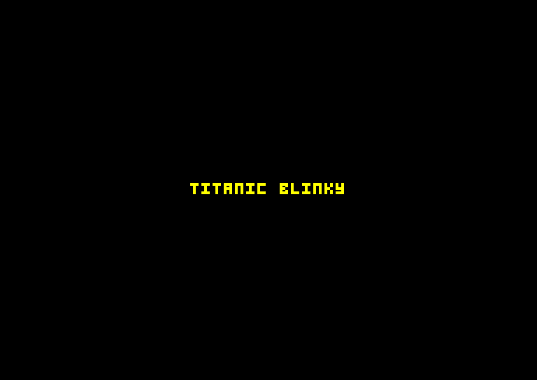screenshot of the Amstrad CPC game Titanic blinky by GameBase CPC