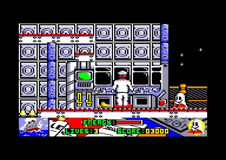 screenshot of the Amstrad CPC game Titanic Blinky by GameBase CPC