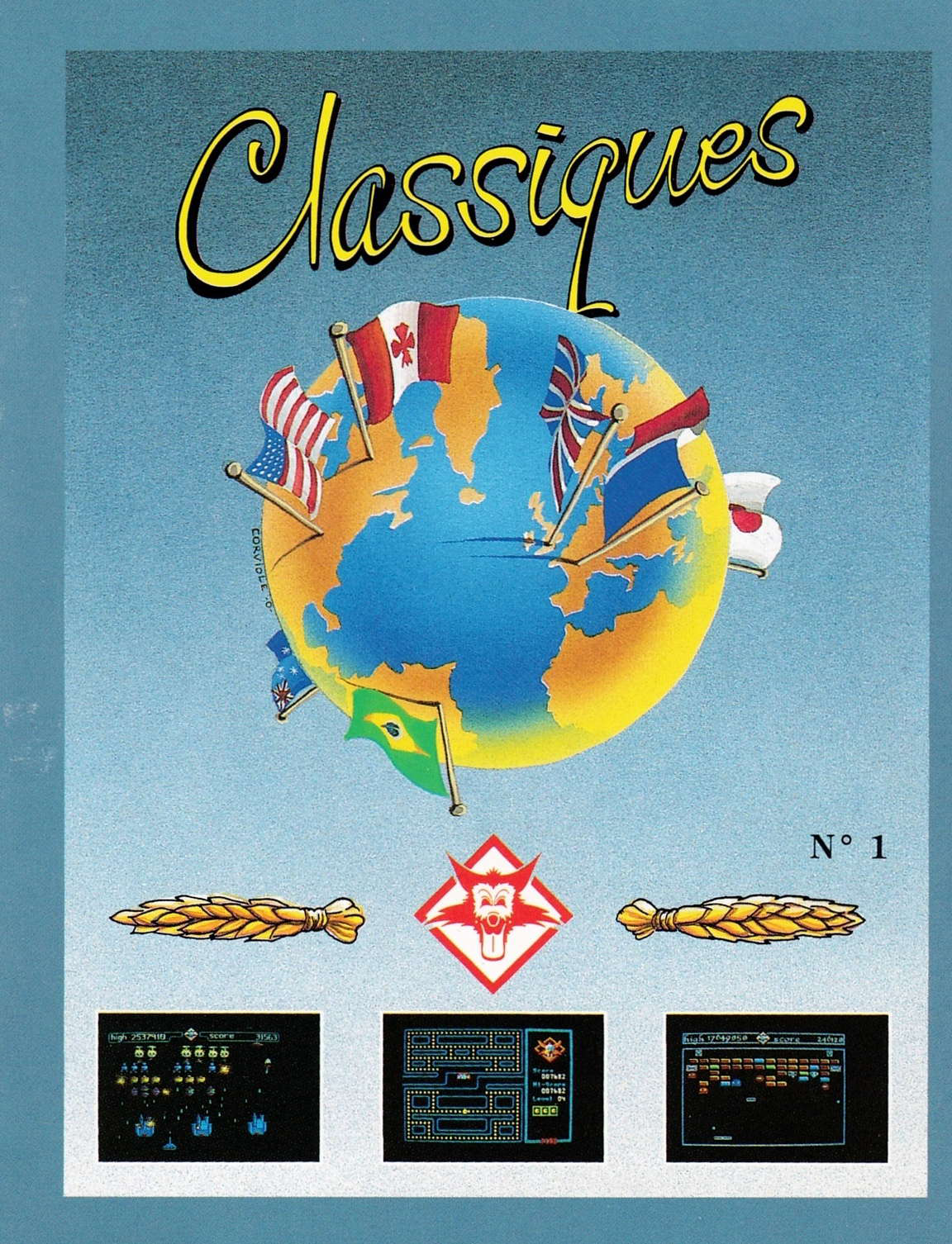 cover of the Amstrad CPC game Titus Classiques Vol. 1  by GameBase CPC