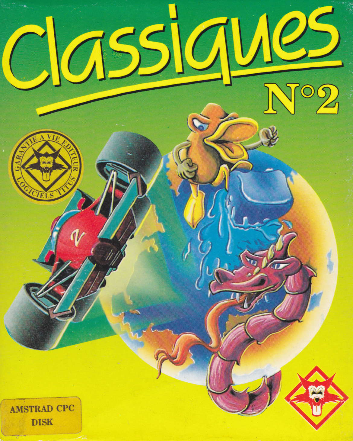 cover of the Amstrad CPC game Titus Classiques Vol. 2  by GameBase CPC
