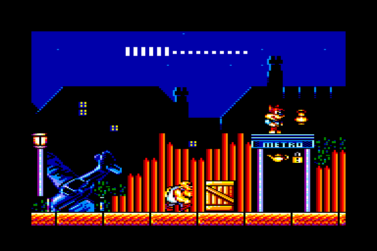 screenshot of the Amstrad CPC game Titus The Fox To Marrakesh And Back by GameBase CPC