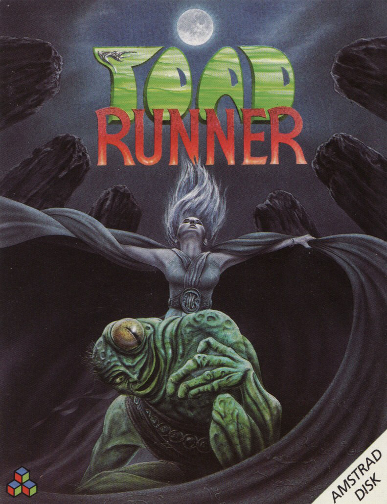 screenshot of the Amstrad CPC game Toad Runner by GameBase CPC