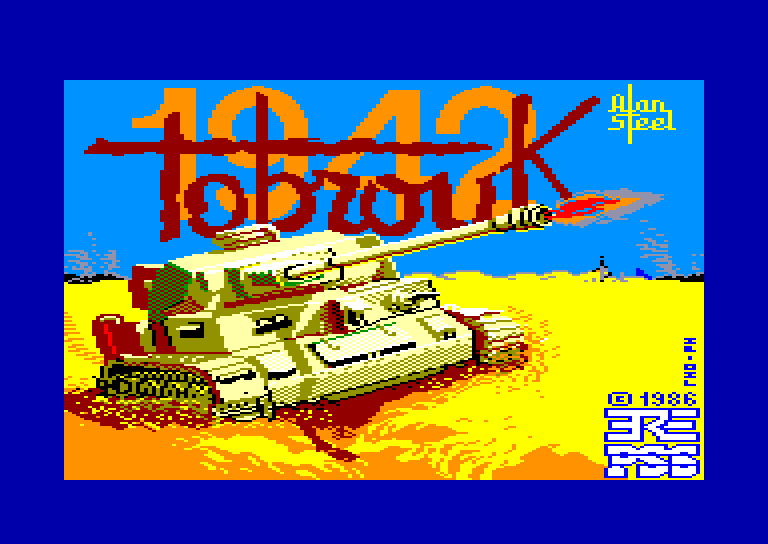screenshot of the Amstrad CPC game Tobrouk 1942 by GameBase CPC