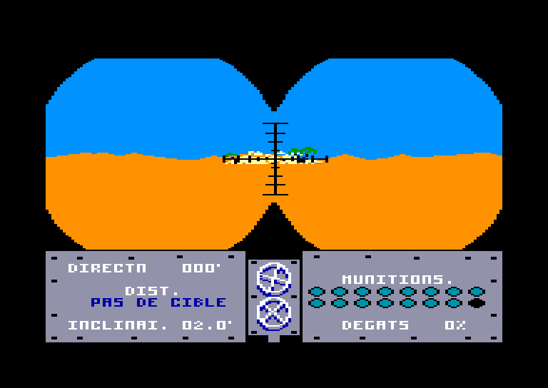 screenshot of the Amstrad CPC game Tobrouk 1942 by GameBase CPC