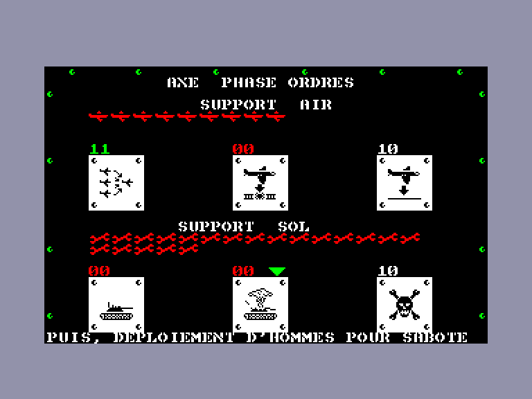 screenshot of the Amstrad CPC game Tobrouk 1942 by GameBase CPC