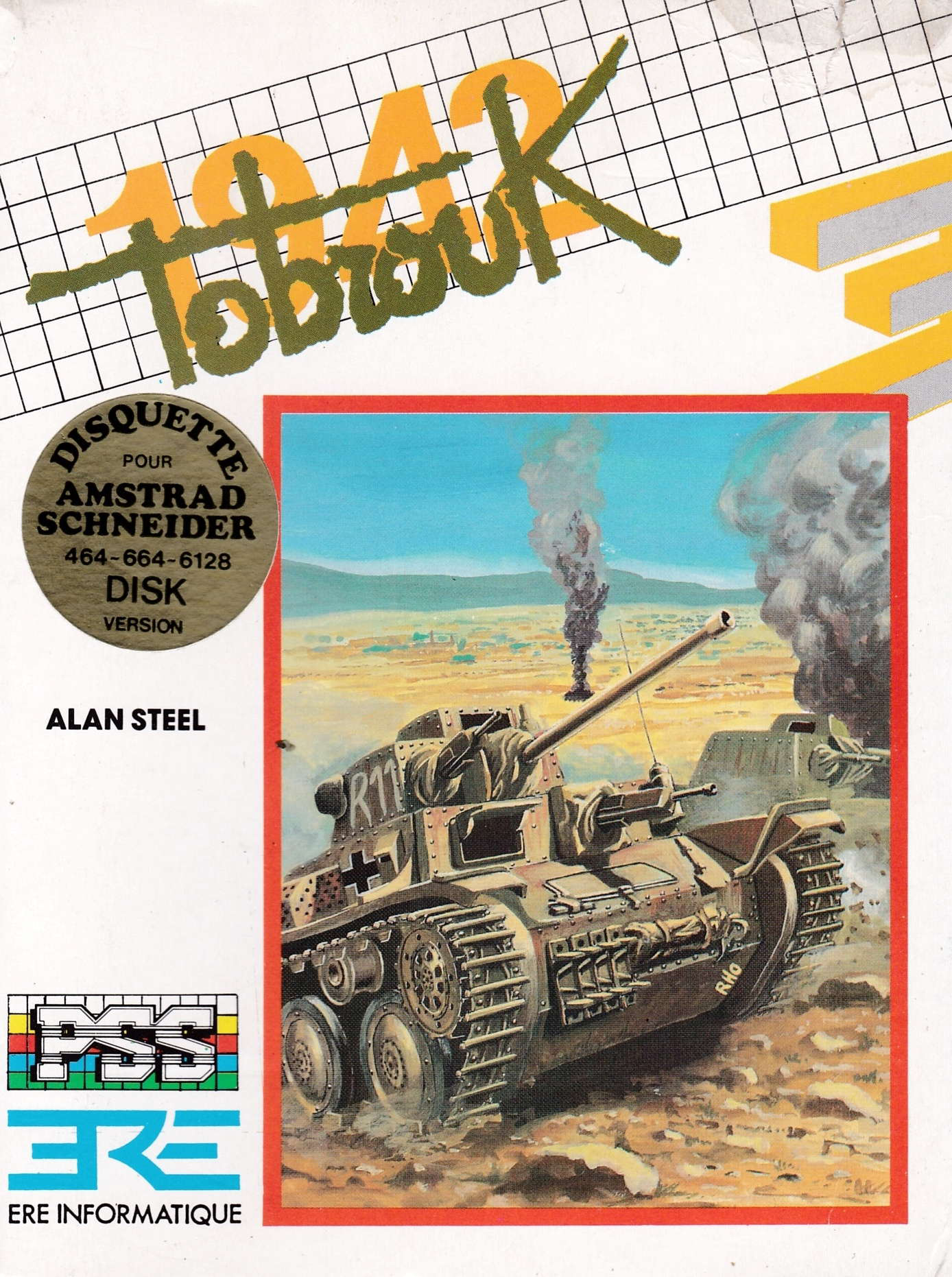 cover of the Amstrad CPC game Tobrouk 1942  by GameBase CPC