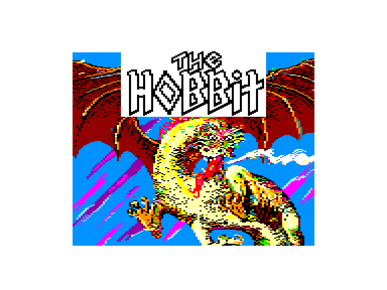 screenshot of the Amstrad CPC game Tolkien trilogy (the) by GameBase CPC