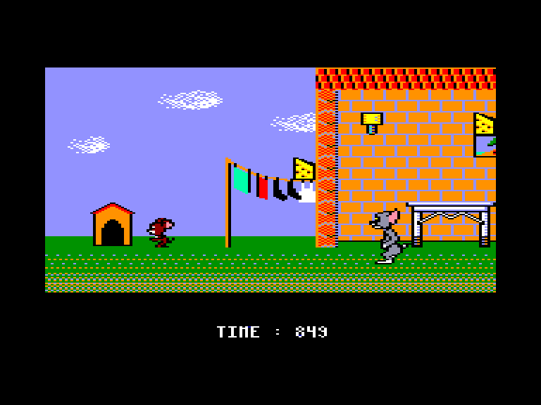 screenshot of the Amstrad CPC game Tom and Jerry 2 by GameBase CPC