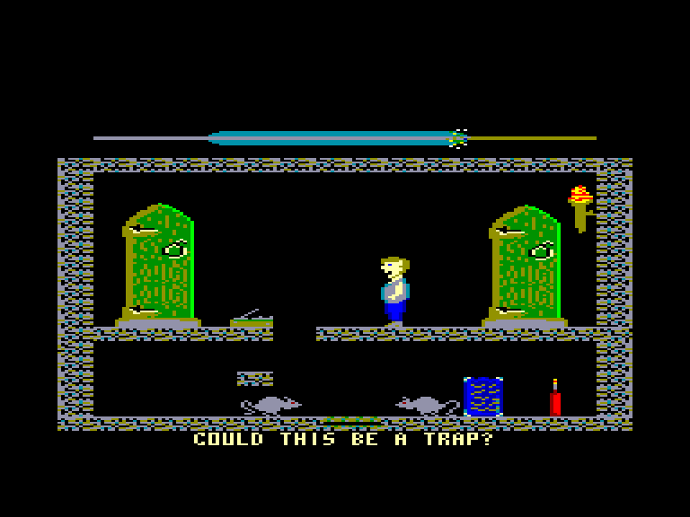 screenshot of the Amstrad CPC game Tombstowne by GameBase CPC