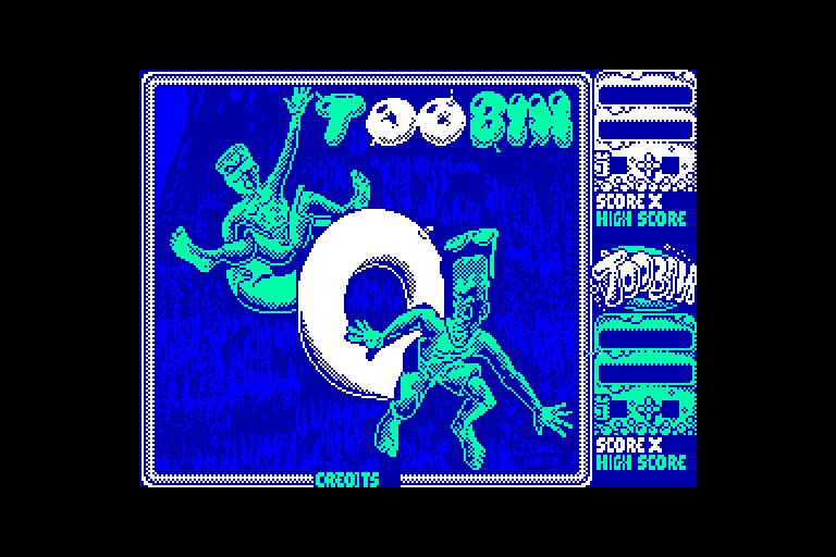 screenshot of the Amstrad CPC game Toobin' by GameBase CPC