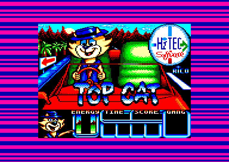 screenshot of the Amstrad CPC game Top Cat by GameBase CPC