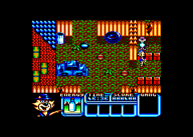 screenshot of the Amstrad CPC game Top Cat by GameBase CPC