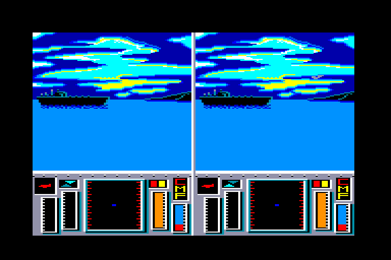 screenshot of the Amstrad CPC game Top Gun by GameBase CPC