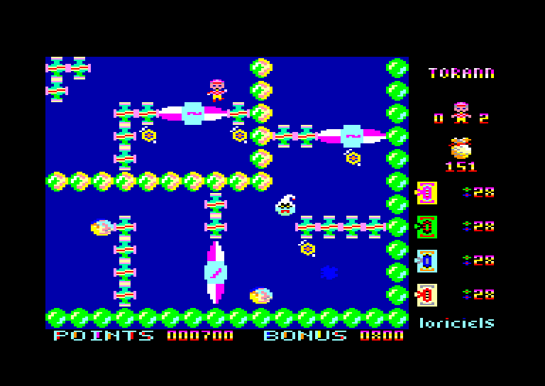 screenshot of the Amstrad CPC game Torann by GameBase CPC