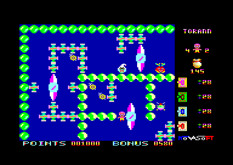 screenshot of the Amstrad CPC game Torann by GameBase CPC