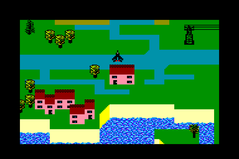 screenshot of the Amstrad CPC game Tornado Low Level by GameBase CPC