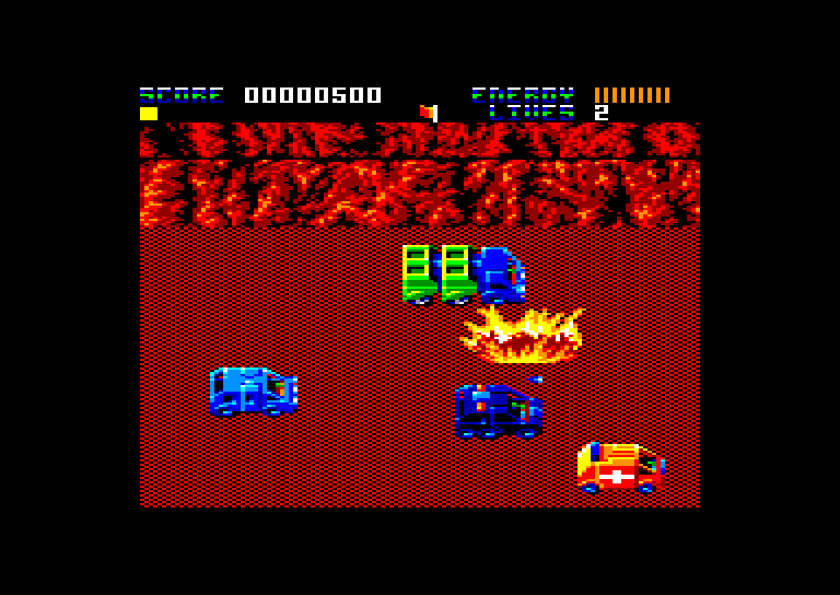 screenshot of the Amstrad CPC game Total Recall by GameBase CPC