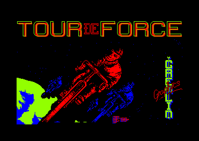 screenshot of the Amstrad CPC game Tour de force by GameBase CPC