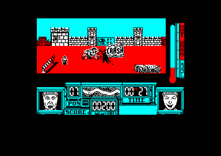 screenshot of the Amstrad CPC game Tour de force by GameBase CPC