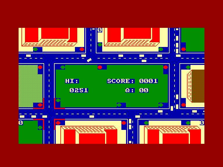 screenshot of the Amstrad CPC game Air Traffic Control by GameBase CPC