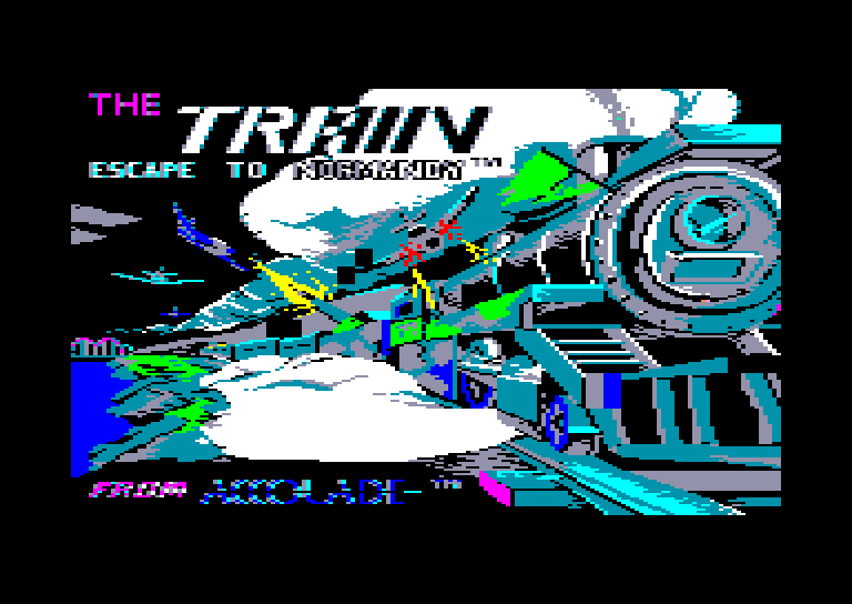 screenshot of the Amstrad CPC game Train (the) by GameBase CPC