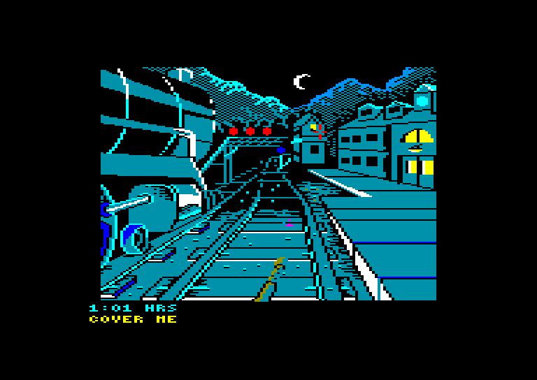 screenshot of the Amstrad CPC game Train (the) by GameBase CPC