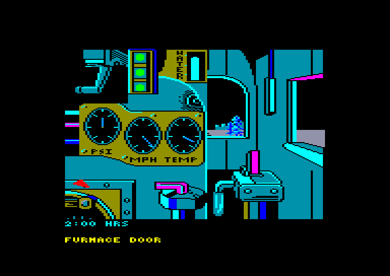 screenshot of the Amstrad CPC game Train (the) by GameBase CPC