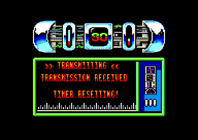 screenshot of the Amstrad CPC game Trantor The Last Stormtrooper by GameBase CPC