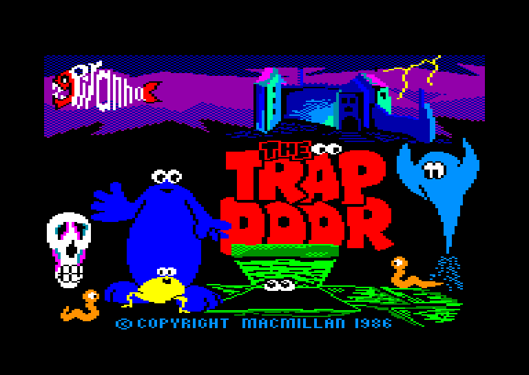 screenshot of the Amstrad CPC game Trap Door (the) by GameBase CPC