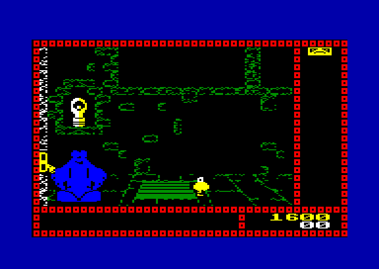 screenshot of the Amstrad CPC game Trap Door (the) by GameBase CPC