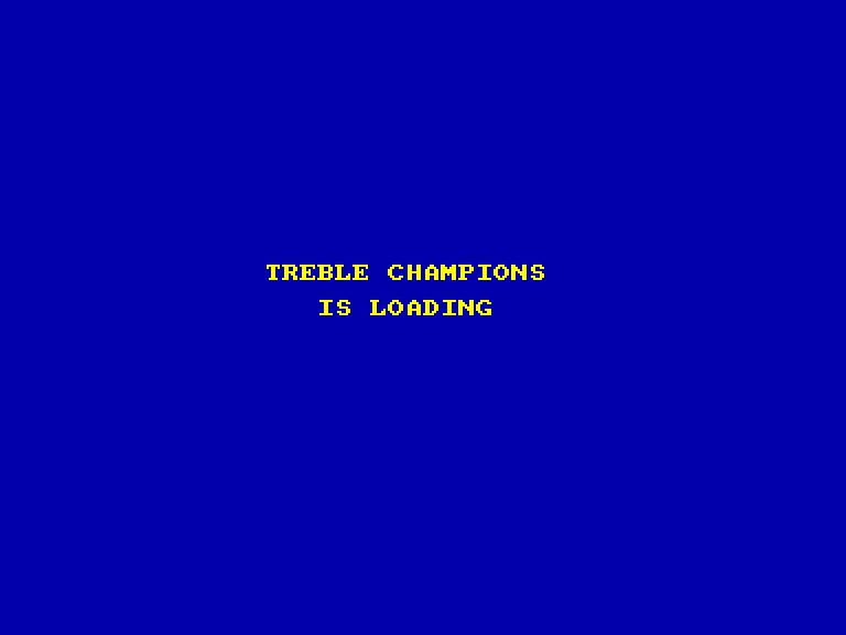 screenshot of the Amstrad CPC game Treble champions by GameBase CPC