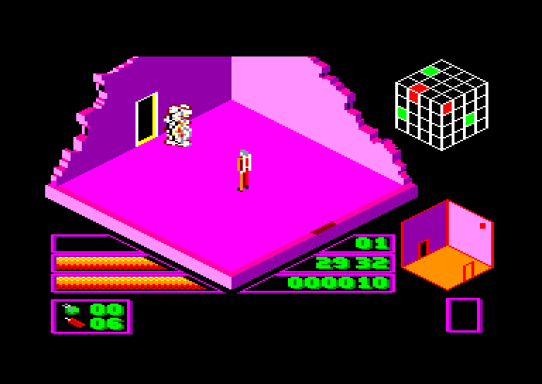 screenshot of the Amstrad CPC game Triaxos by GameBase CPC