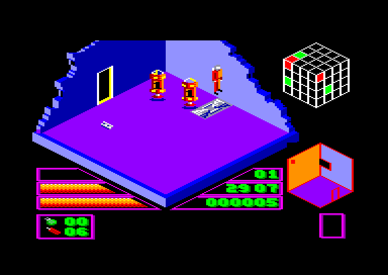 screenshot of the Amstrad CPC game Triaxos by GameBase CPC