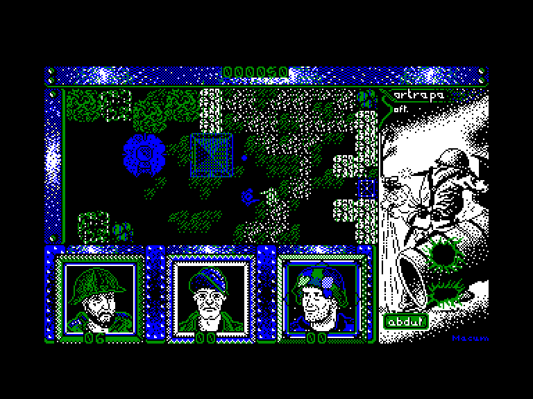 screenshot of the Amstrad CPC game Triple comando by GameBase CPC