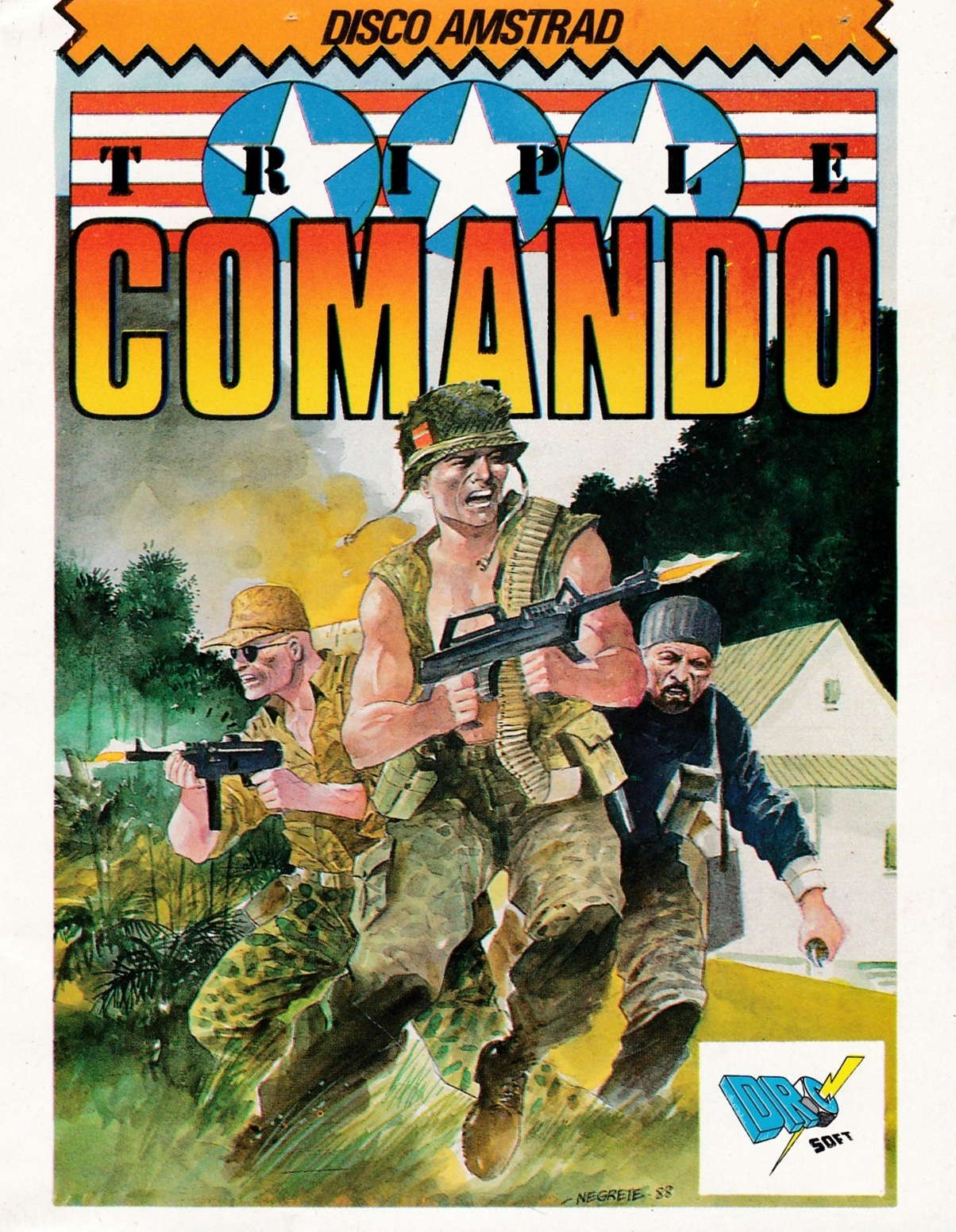 cover of the Amstrad CPC game Triple Comando  by GameBase CPC