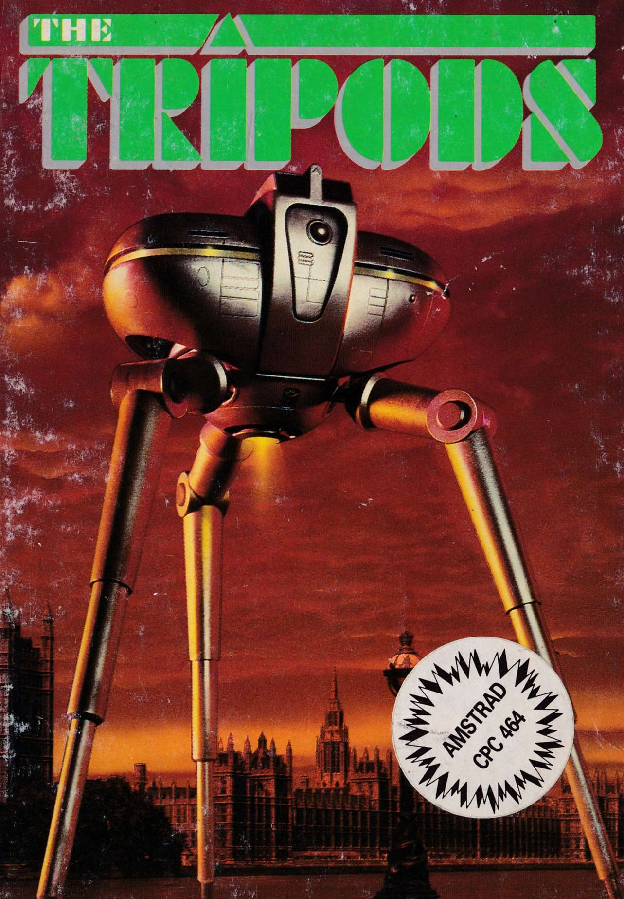 screenshot of the Amstrad CPC game Tripods (the) by GameBase CPC