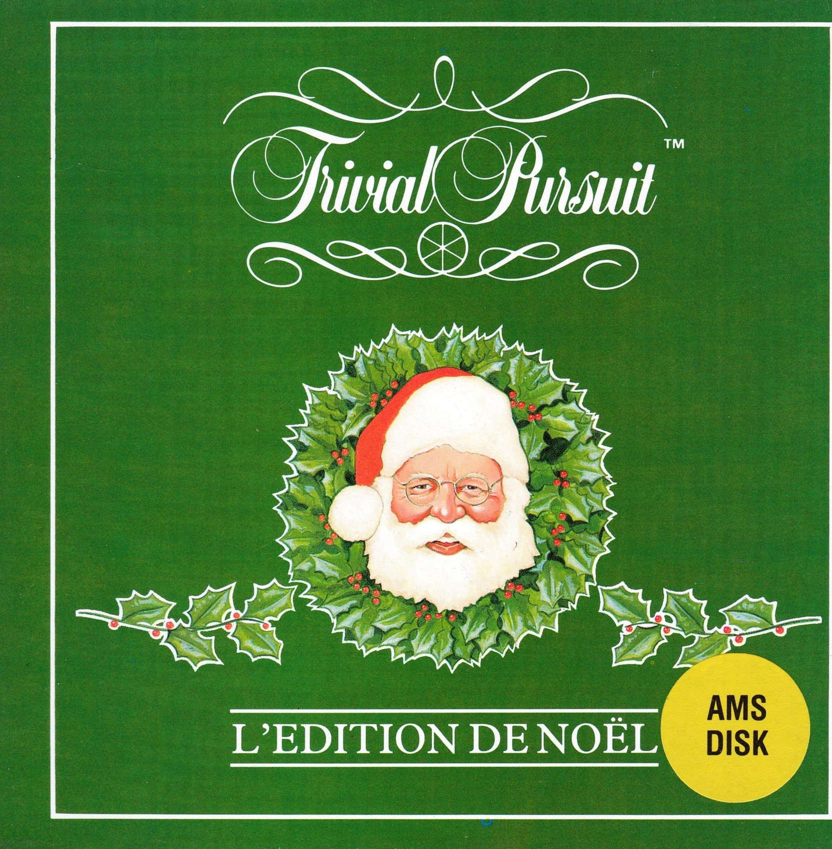 screenshot of the Amstrad CPC game Trivial Pursuit - L'Edition de Noel by GameBase CPC