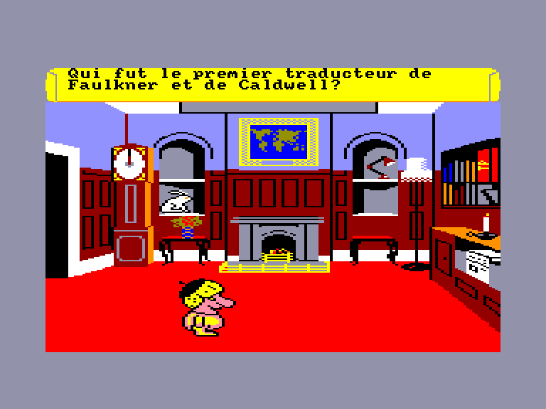 screenshot of the Amstrad CPC game Trivial Pursuit - L'Edition de Noel by GameBase CPC