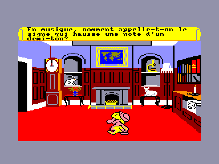 screenshot of the Amstrad CPC game Trivial Pursuit  - Edition Revolution by GameBase CPC