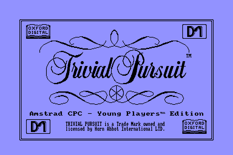 screenshot of the Amstrad CPC game Trivial Pursuit - Young Players Edition by GameBase CPC