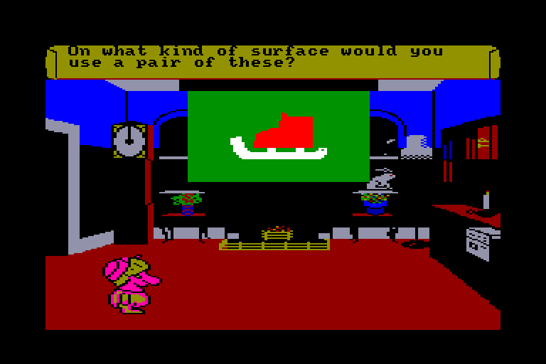 screenshot of the Amstrad CPC game Trivial Pursuit - Young Players Edition by GameBase CPC