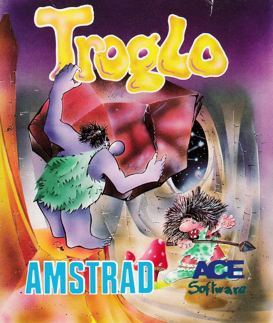 cover of the Amstrad CPC game Troglo  by GameBase CPC
