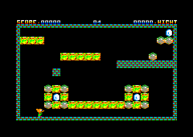 screenshot of the Amstrad CPC game 3 Oeufs by GameBase CPC