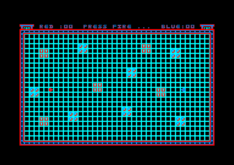 screenshot of the Amstrad CPC game Tron by GameBase CPC