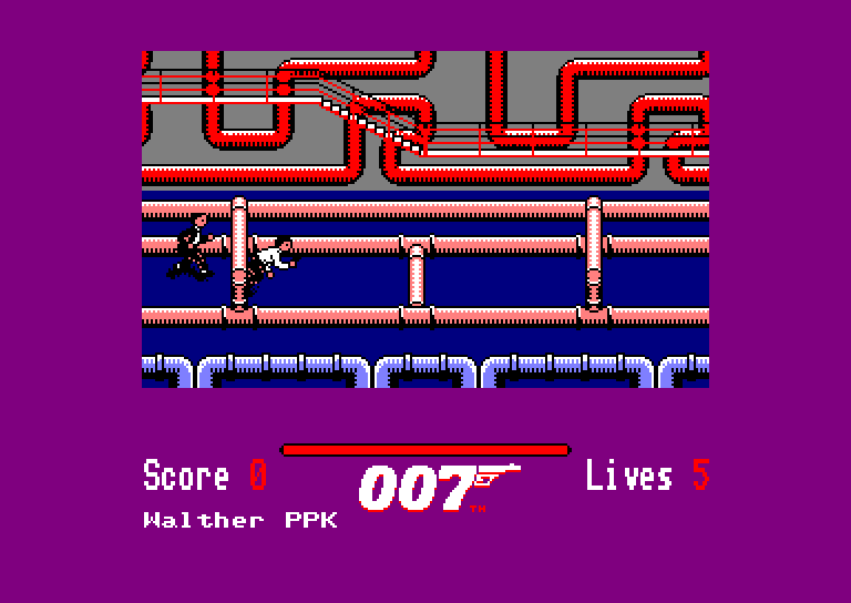 screenshot of the Amstrad CPC game Tuer n'est pas jouer by GameBase CPC