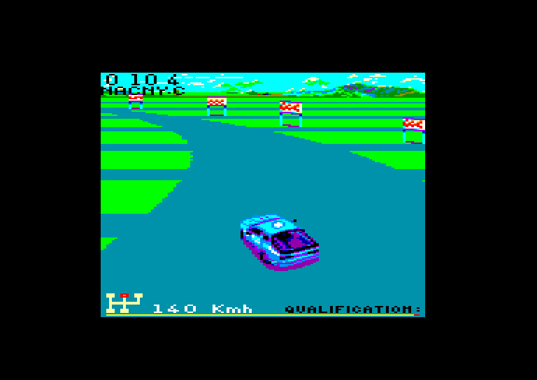 screenshot of the Amstrad CPC game Turbo Cup by GameBase CPC