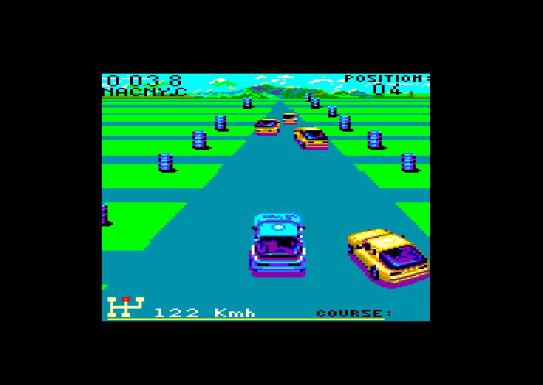 screenshot of the Amstrad CPC game Turbo Cup by GameBase CPC